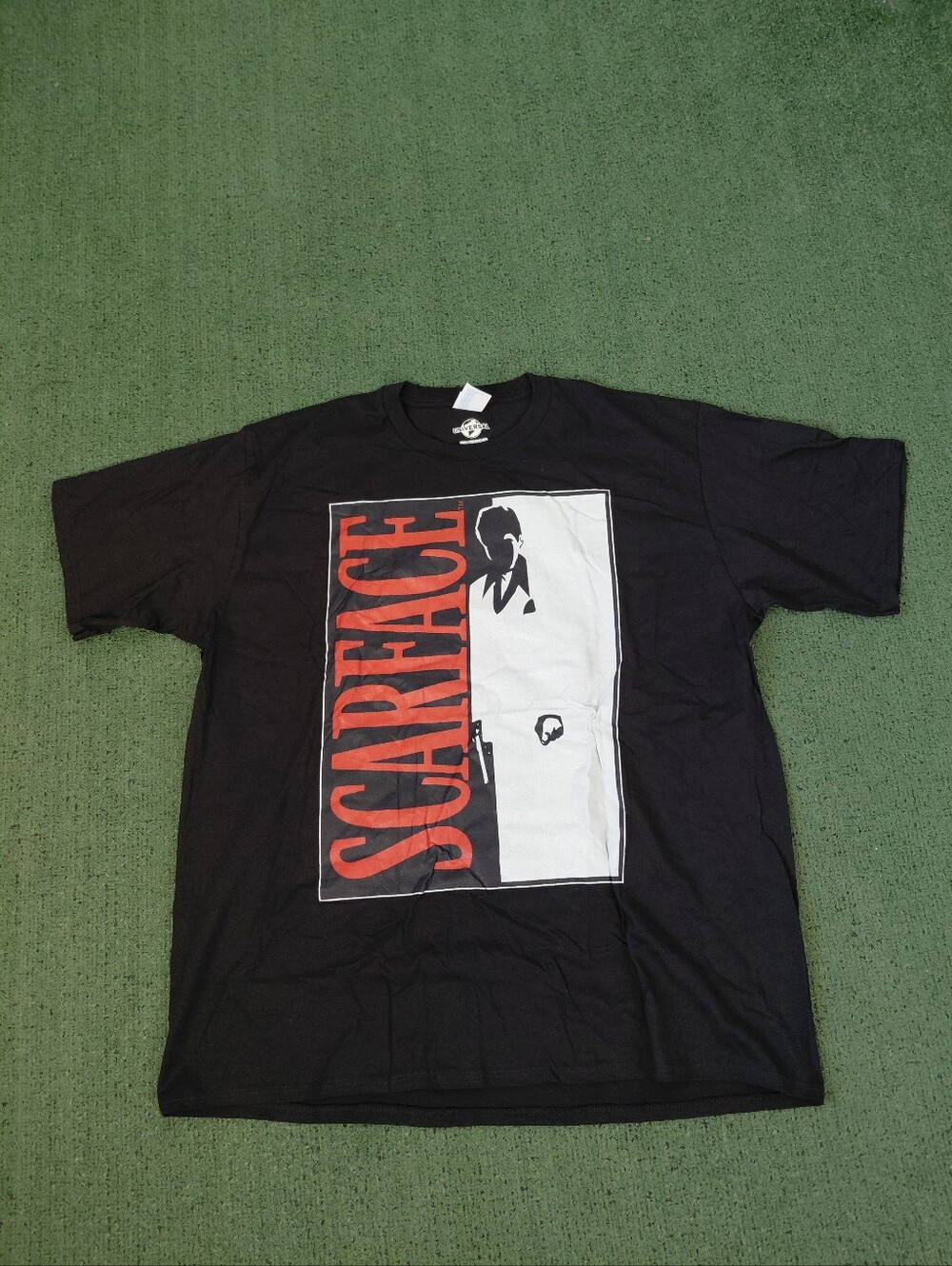 Scarface Movie Retro 80's Tony Montana Black T Shirt Sz XXL